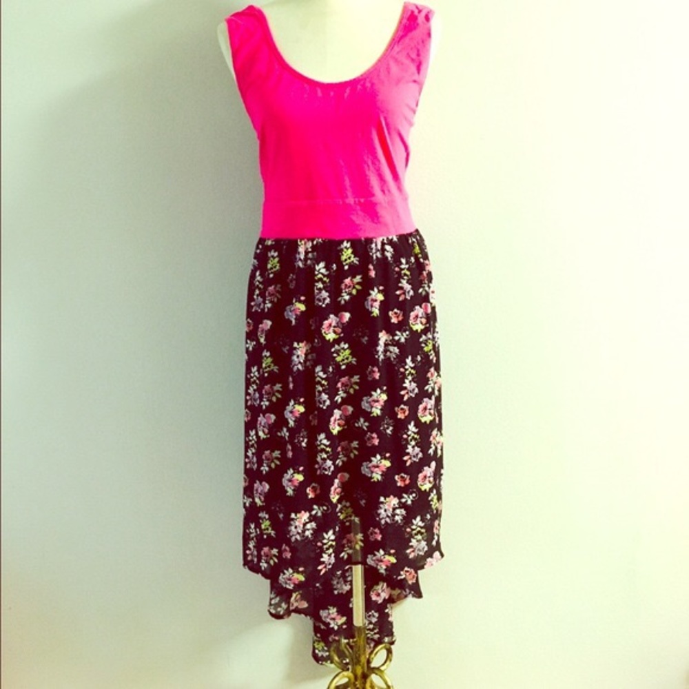 Torrid size 3 3x floral high low dress
